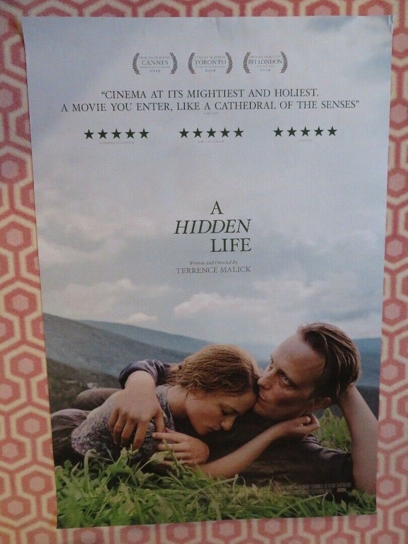 A HIDDEN LIFE UK ONE SHEET (27"x 41") ROLLED POSTER TERRENCE MALICK 2019 - Rendezvous Cinema