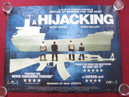 A HIJACKING UK QUAD ROLLED POSTER PILOU ASBAEK SOREN MALLING 2012 - Rendezvous Cinema