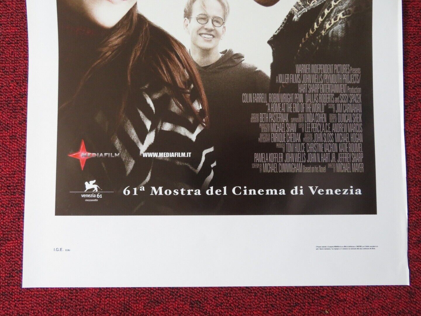 A HOME AT THE END OF THE WORLD ITALIAN LOCANDINA (27.5"x13") POSTER 2004 - Rendezvous Cinema