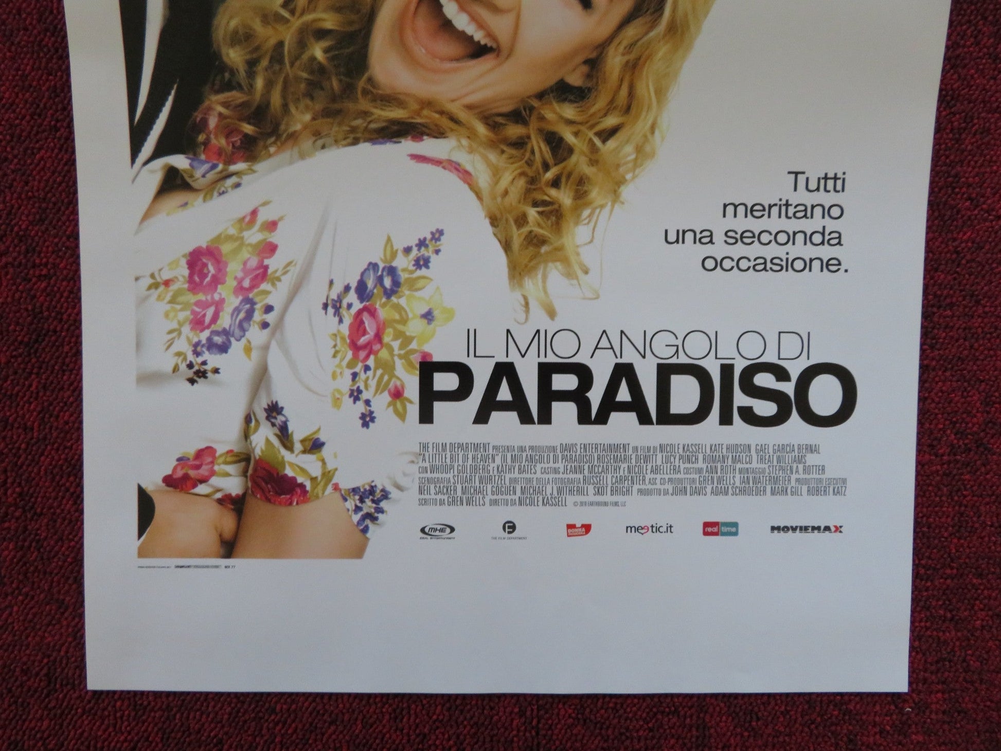 A LITTLE BIT OF HEAVEN ITALIAN LOCANDINA POSTER KATE HUDSON GAEL G. BERNAL 2011 - Rendezvous Cinema