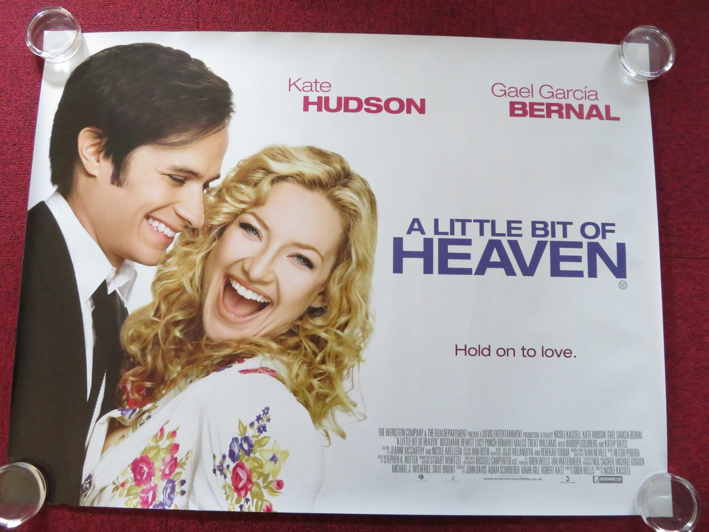 A LITTLE BIT OF HEAVEN UK QUAD (30"x 40") ROLLED POSTER KATE HUDSON GARCIA 2011 - Rendezvous Cinema