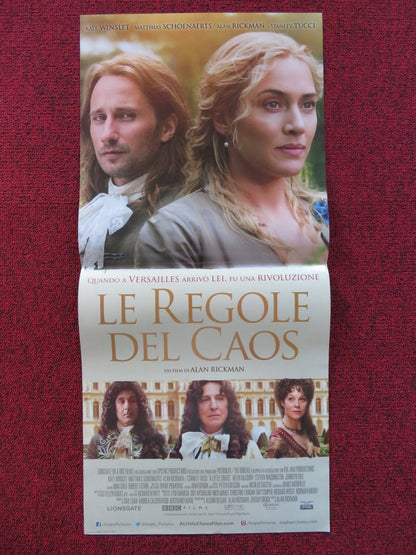 A LITTLE CHAOS ITALIAN LOCANDINA POSTER KATE WINSLET ALAN RICKMAN 2014 - Rendezvous Cinema