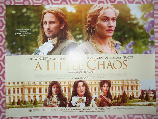 A LITTLE CHAOS QUAD (30"x 40") ROLLED POSTER KATE WINSLET MATTHIA SCHOENAERTO - Rendezvous Cinema