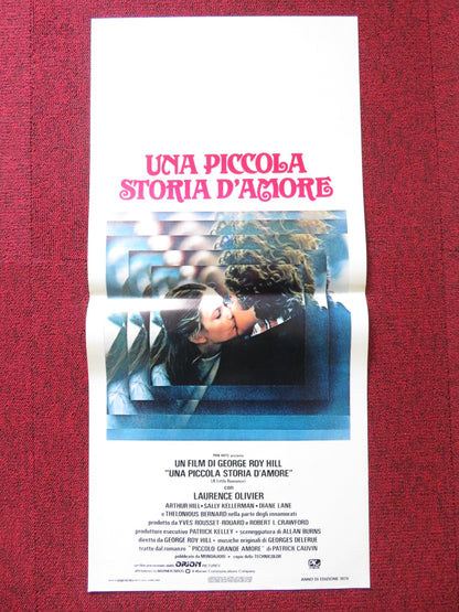 A LITTLE ROMANCE ITALIAN LOCANDINA POSTER LAURENCE OLIVIER ARTHUR HILL 1979 - Rendezvous Cinema