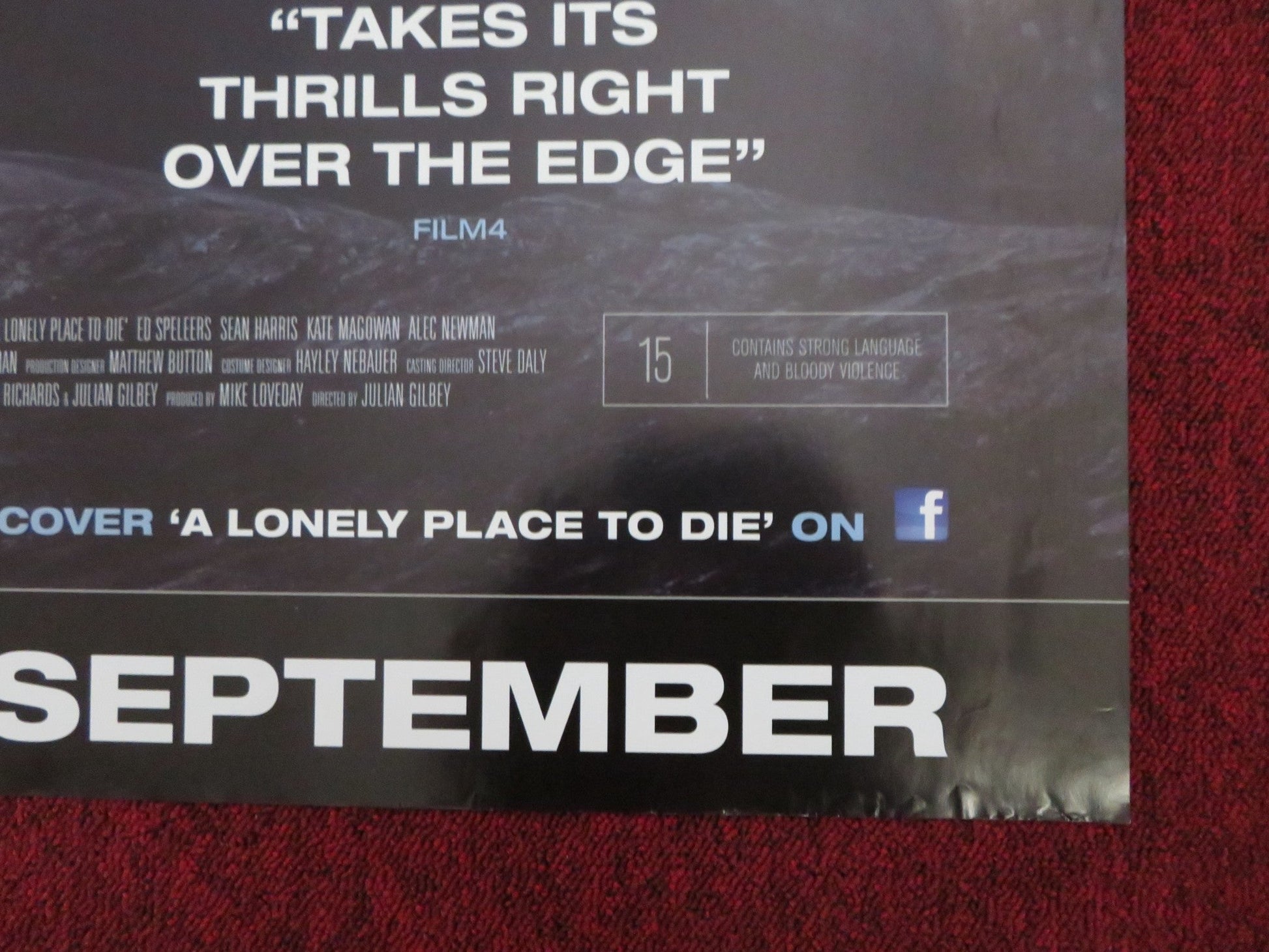 A LONELY PLACE TO DIE UK QUAD (30"x 40") ROLLED POSTER MELISSA GEORGE 2011 - Rendezvous Cinema