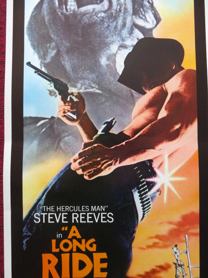 A LONG RIDE FROM HELL US INSERT (14"x 36") POSTER STEVE REEVES WAYDE PRESTON '69 - Rendezvous Cinema