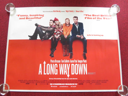 A LONG WAY DOWN UK QUAD (30"x 40") ROLLED POSTER PIERCE BROSNAN T. COLLETTE 2014 - Rendezvous Cinema