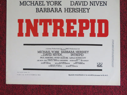 A MAN CALLED INTREPID ITALIAN LOCANDINA POSTER MICHAEL YORK DAVID NIVEN 1979 - Rendezvous Cinema