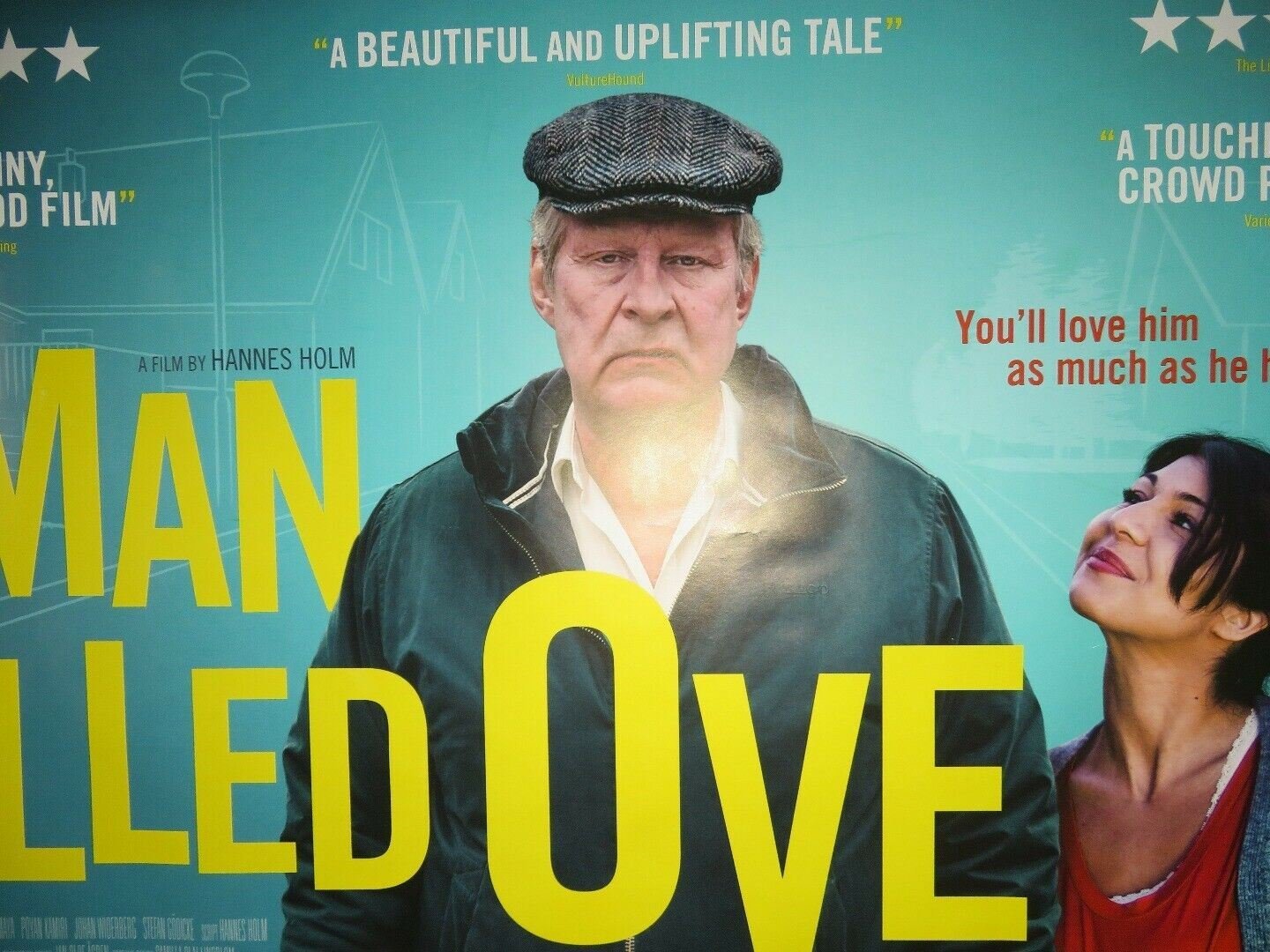 A MAN CALLED OVE QUAD (30"x 40") ROLLED POSTER FREDRICK BACKMAN 2015 - Rendezvous Cinema