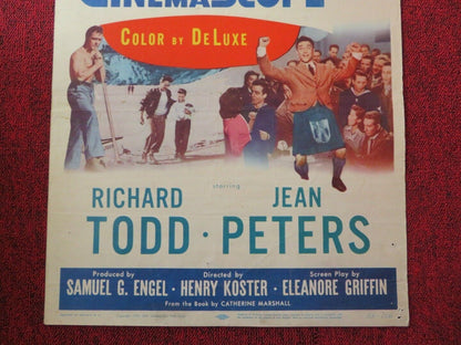 A MAN CALLED PETER US INSERT (14"x 36") POSTER RICHARD TODD JEAN PETER 1955 - Rendezvous Cinema