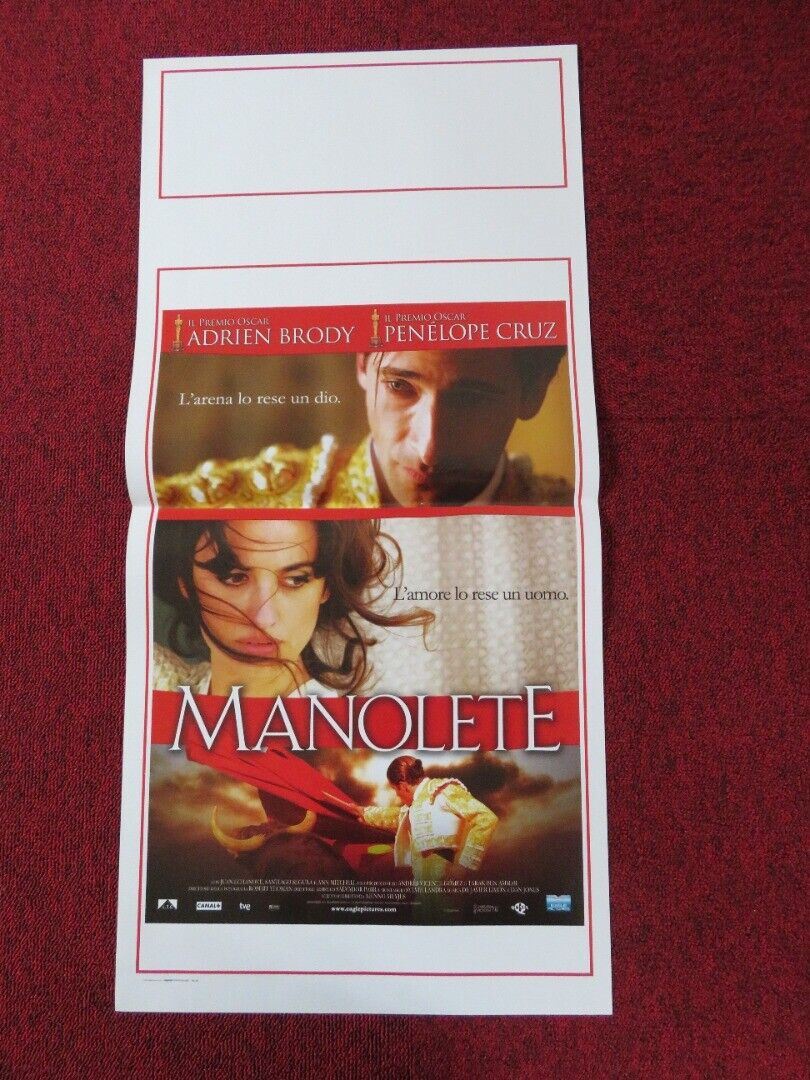 A MATADOR'S MISTRESS ITALIAN LOCANDINA (27.5"x13") POSTER PENELOPE CRUZ 2010 - Rendezvous Cinema