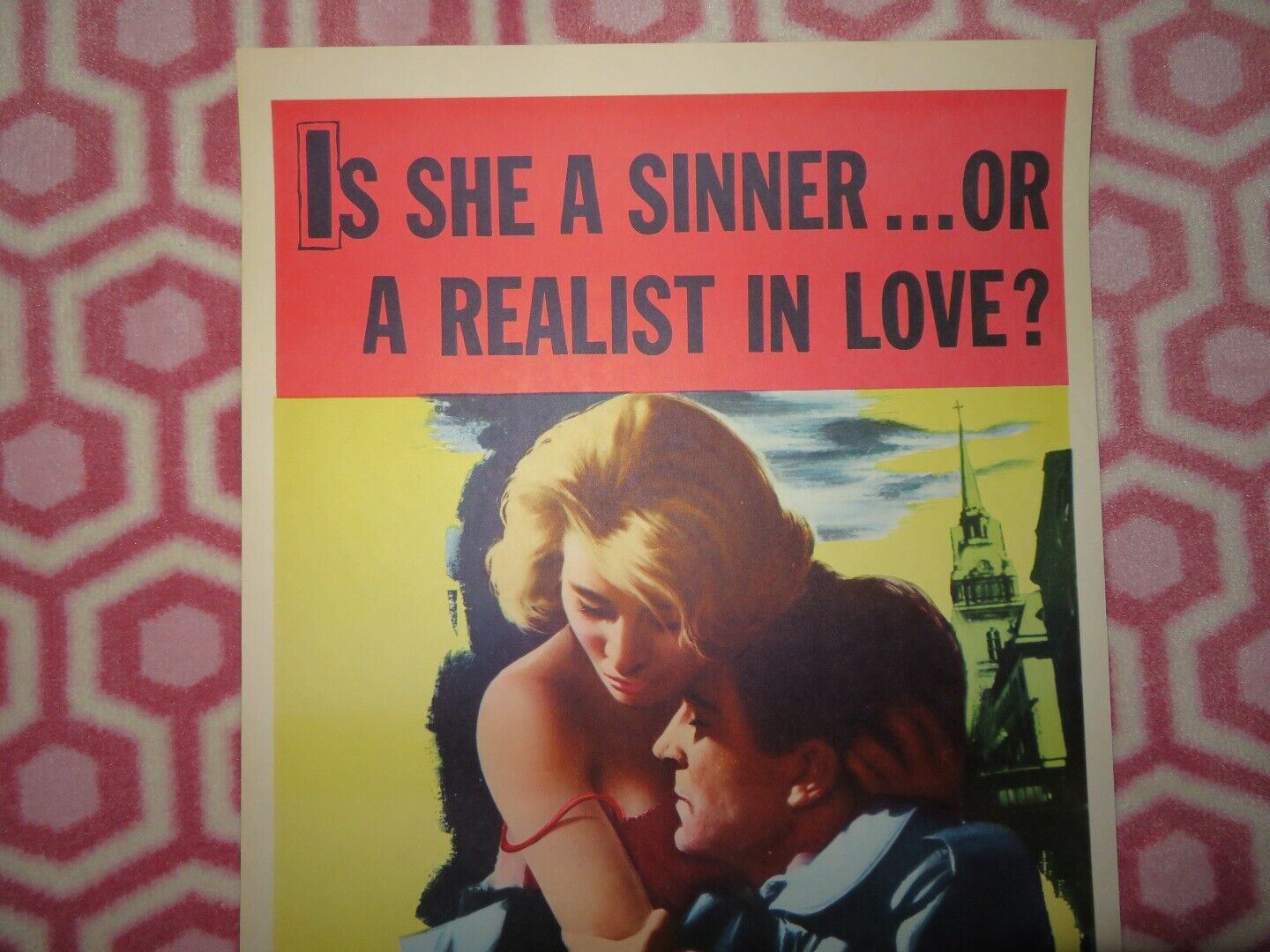 A MATTER OF MORALS US INSERT (14"x 36") POSTER PATRICK O'NEAL MOGENS WIETH 1960 - Rendezvous Cinema