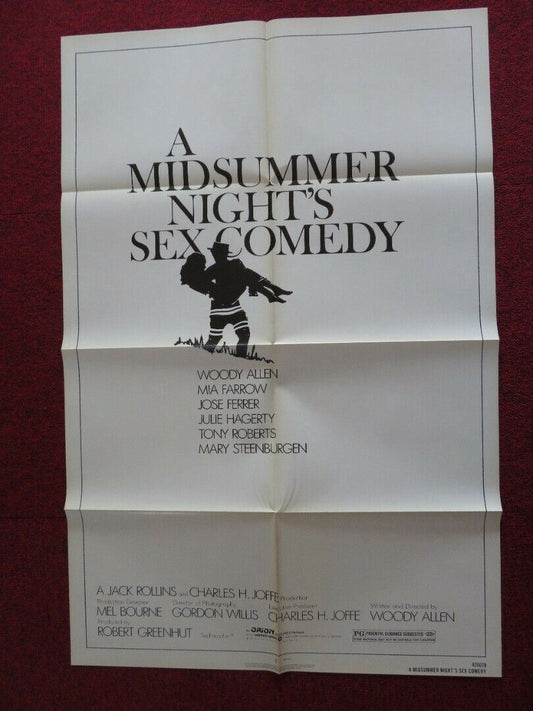 A MIDSUMMER NIGHT'S SEX COMEDY FOLDED US ONE SHEET POSTER WOODY ALLEN 1982 - Rendezvous Cinema