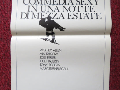 A MIDSUMMER NIGHT'S SEX COMEDY ITALIAN LOCANDINA POSTER WOODY ALLEN 1982 - Rendezvous Cinema