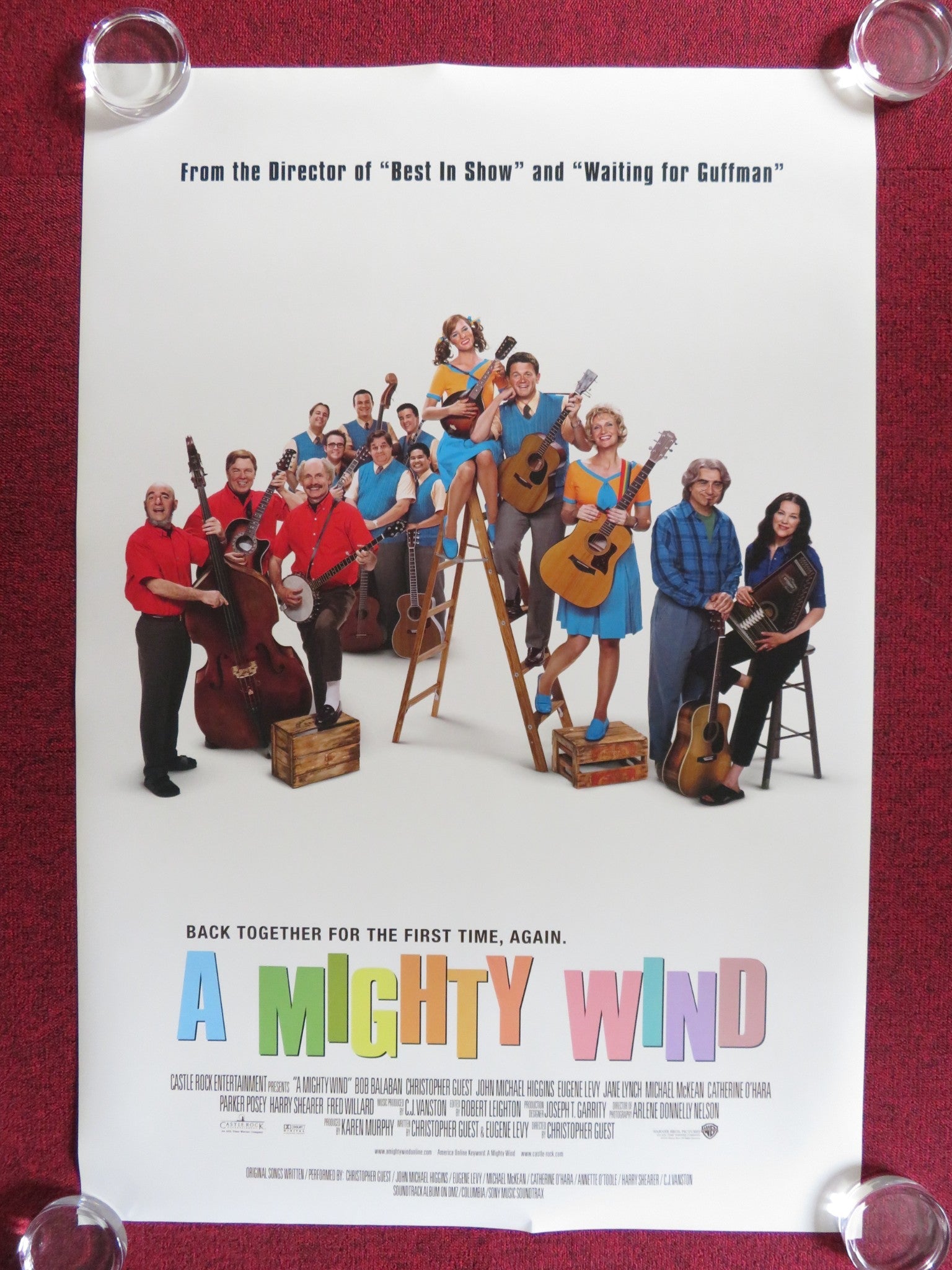 A MIGHTY WIND US ONE SHEET ROLLED POSTER JIM MORET STUART LUCE 2003 - Rendezvous Cinema