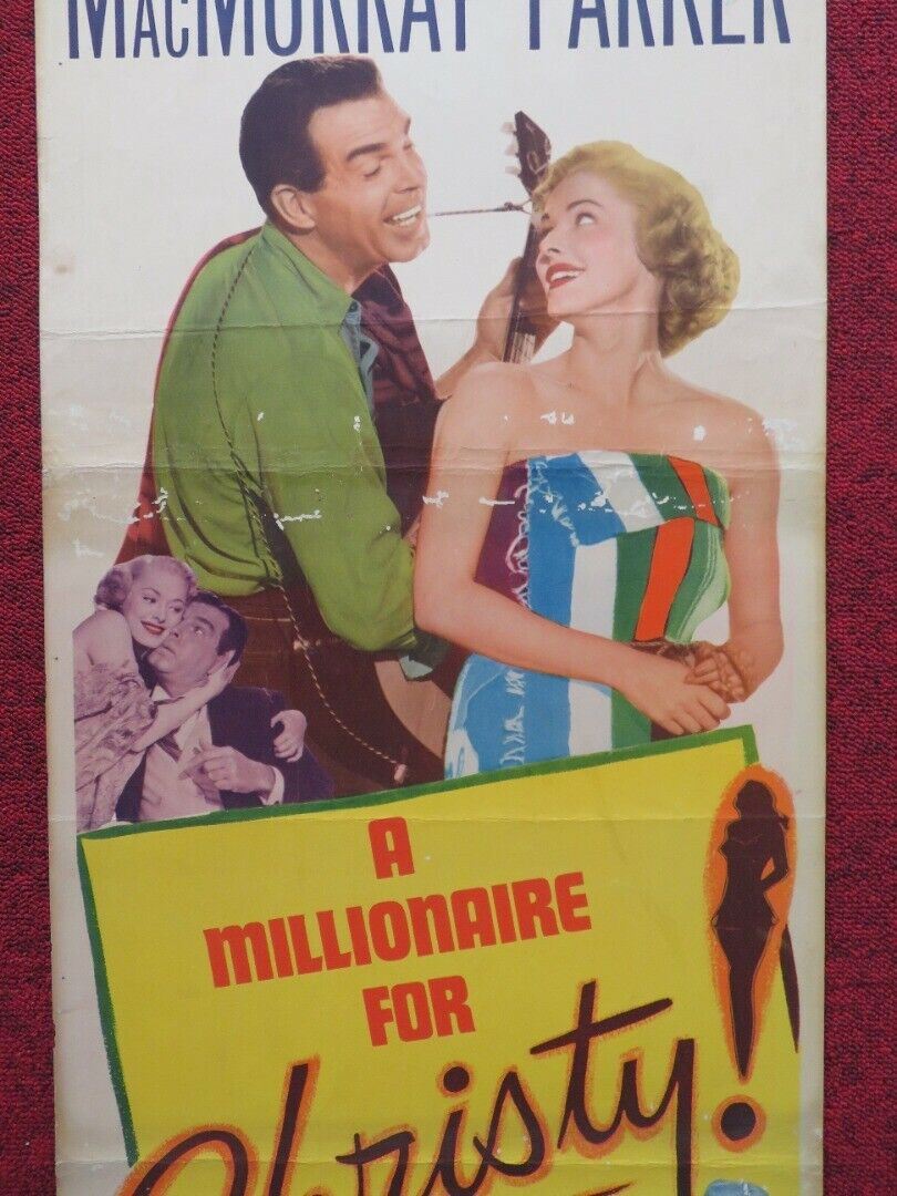 A MILLIONAIRE FOR CHRISTY US INSERT (14"x 36") POSTER FRED MACMURRAY 1951 - Rendezvous Cinema