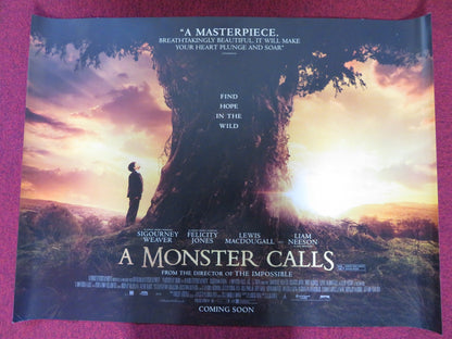 A MONSTER CALLS UK QUAD (30"x 40") ROLLED POSTER LEWIS MACDOUGALL S. WEAVER 2016 - Rendezvous Cinema