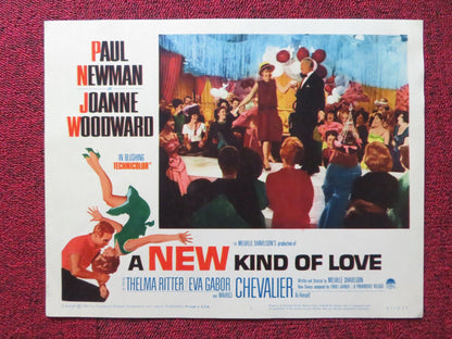 A NEW KIND OF LOVE US LOBBY CARD FULL SET PAUL NEWMAN JOANNE WOODWARD 1963 - Rendezvous Cinema