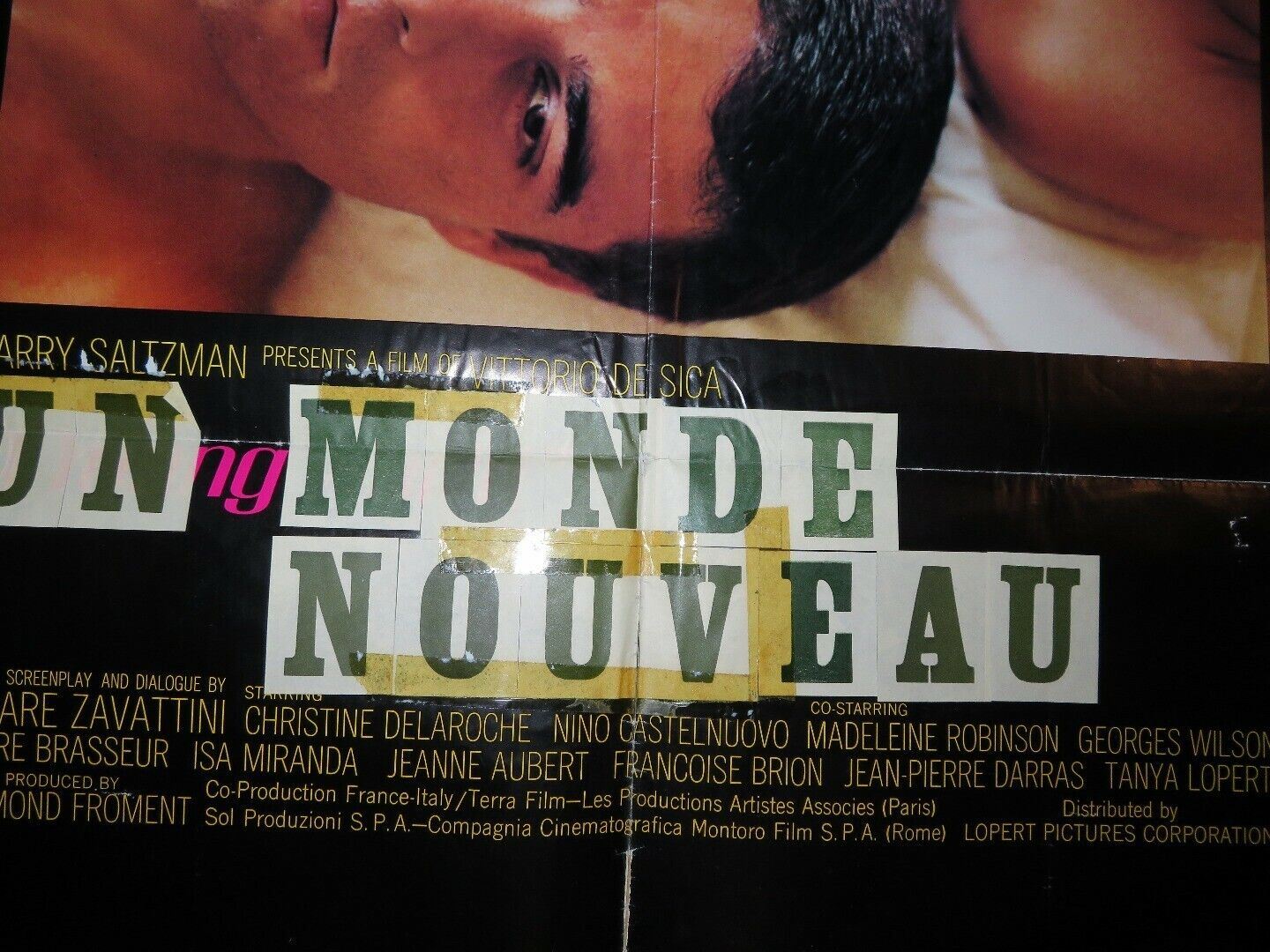 A NEW WORLD UN MONDE NOUVEU US ONE SHEET POSTER CHRISTINE DELAROCHE - Rendezvous Cinema