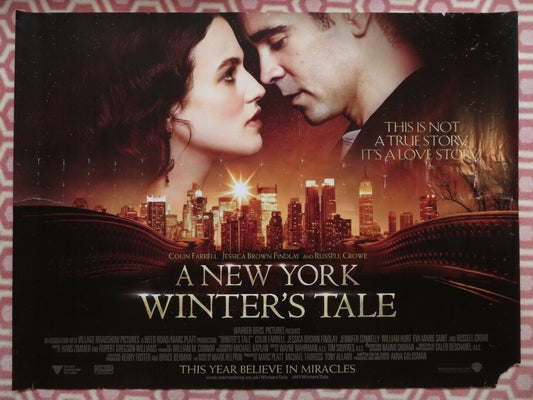 A NEW YORK WINTER'S TALE QUAD (30"x 40") ROLLED POSTER COLIN FARRELL 2014 - Rendezvous Cinema