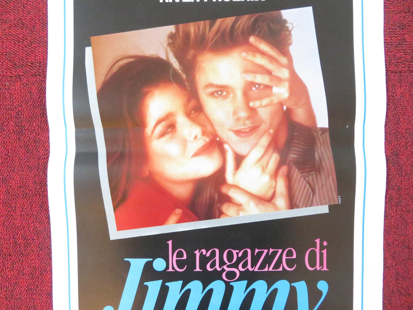 A NIGHT IN THE LIFE OF JIMMY REARDON ITALIAN LOCANDINA POSTER RIVER PHOENIX 1988 - Rendezvous Cinema