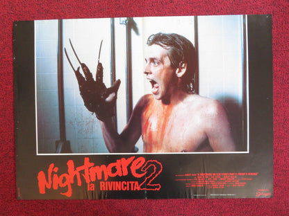 A NIGHTMARE ON ELM STREET 2 - C ITALIAN FOTOBUSTA POSTER WES CRAVEN ENGLUND 1986 - Rendezvous Cinema