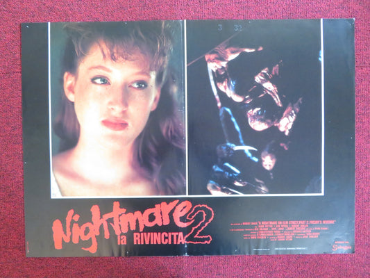 A NIGHTMARE ON ELM STREET 2 - D ITALIAN FOTOBUSTA POSTER WES CRAVEN ENGLUND 1986 - Rendezvous Cinema