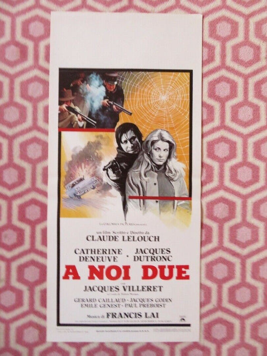 A NOI DUE / Us Two ITALIAN LOCANDINA (27.5"x13") POSTER CATHERINE DENEUVE 1979 - Rendezvous Cinema