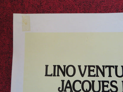 A PAIN IN THE ASS FOLDED US ONE SHEET POSTER LINO VENTURA JACQUES BREL 1973 - Rendezvous Cinema