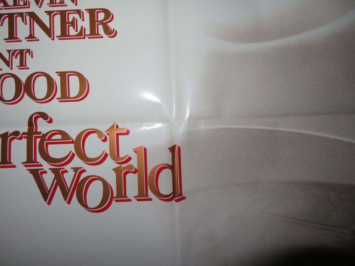 A PERFECT WORLD FOLDED US ONE SHEET POSTER CLINT EASTWOOD KEVIN COSTNER 1993 - Rendezvous Cinema