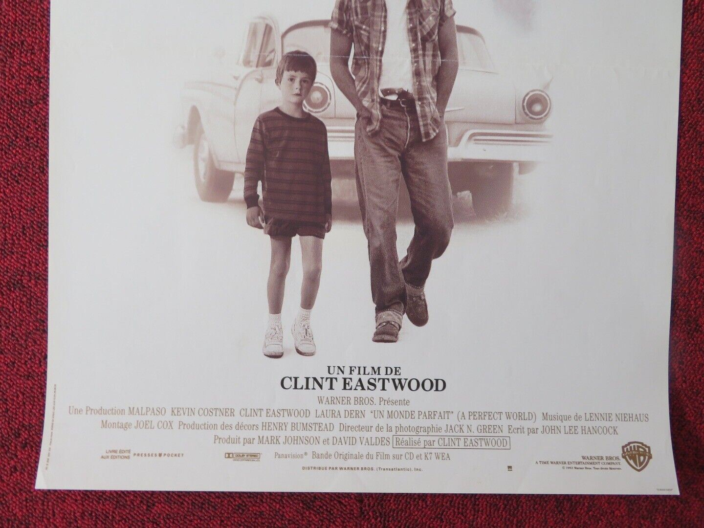 A PERFECT WORLD FRENCH (15"x 21") POSTER CLINT EASTWOOD KEVIN COSTNER 1993 - Rendezvous Cinema