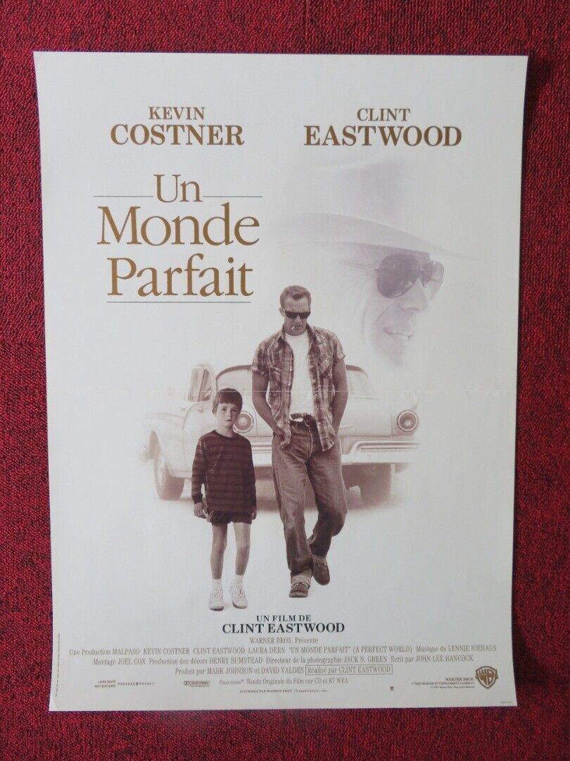 A PERFECT WORLD FRENCH (15"x 21") POSTER CLINT EASTWOOD KEVIN COSTNER 1993 - Rendezvous Cinema