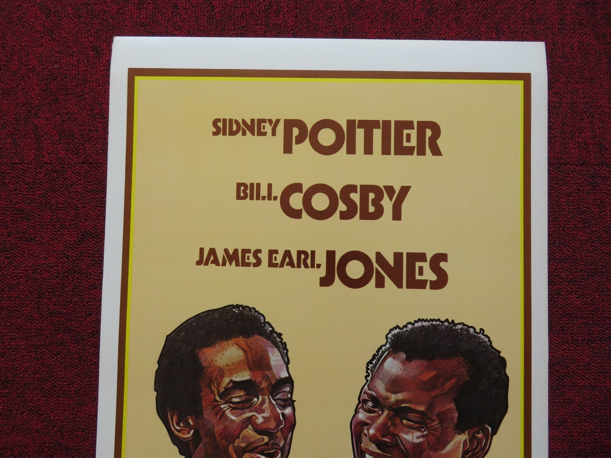 A PIECE OF THE ACTION US INSERT (14"x 36") POSTER SIDNEY POITIER BILL COSBY 1977 - Rendezvous Cinema