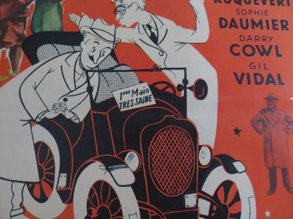 À pied, à cheval et en voiture BELGIUM (21.5"x 14") POSTER NOEL NOEL 1957 - Rendezvous Cinema