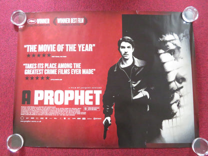 A PROPHET UK QUAD ROLLED POSTER TAHAR RAHIM NIELS ARESTRUP 2009 - Rendezvous Cinema