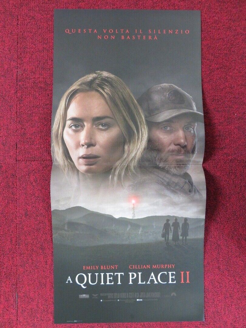 A QUIET PLACE PART II ITALIAN LOCANDINA (26.5"x12.5") POSTER EMILY BLUNT 2020 - Rendezvous Cinema