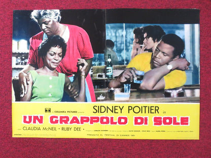 A RAISIN IN THE SUN - G ITALIAN FOTOBUSTA POSTER SIDNEY POITIER C. MCNEIL 1961 - Rendezvous Cinema