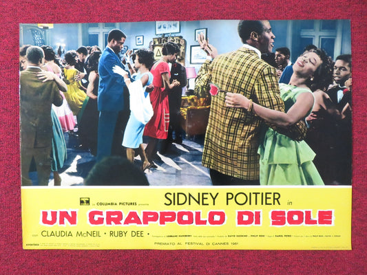 A RAISIN IN THE SUN - J ITALIAN FOTOBUSTA POSTER SIDNEY POITIER C. MCNEIL 1961 - Rendezvous Cinema