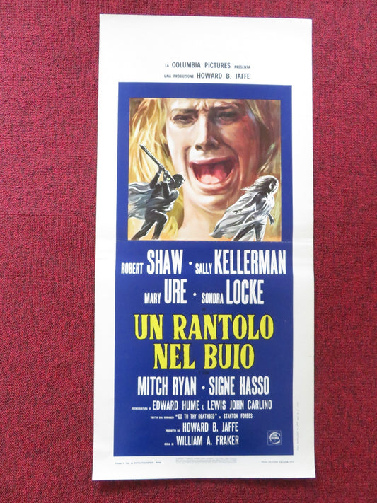 A REFLECTION OF FEAR ITALIAN LOCANDINA POSTER ROBERT SHAW SALLY KELLERMAN 1973 - Rendezvous Cinema