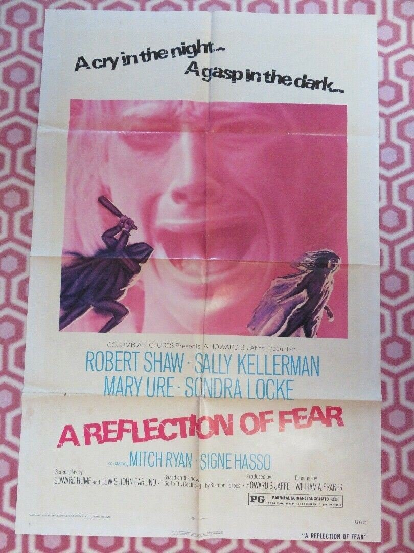 A REFLECTION OF FEAR US ONE SHEET POSTER ROBERT SHAW SALLY KELLERMAN - Rendezvous Cinema