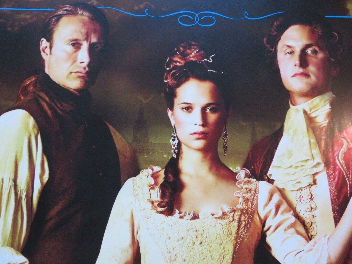 A ROYAL AFFAIR QUAD (30"x 40") ROLLED POSTER MADS MIKKELSEN ALICIA VIKANDER 2012 - Rendezvous Cinema