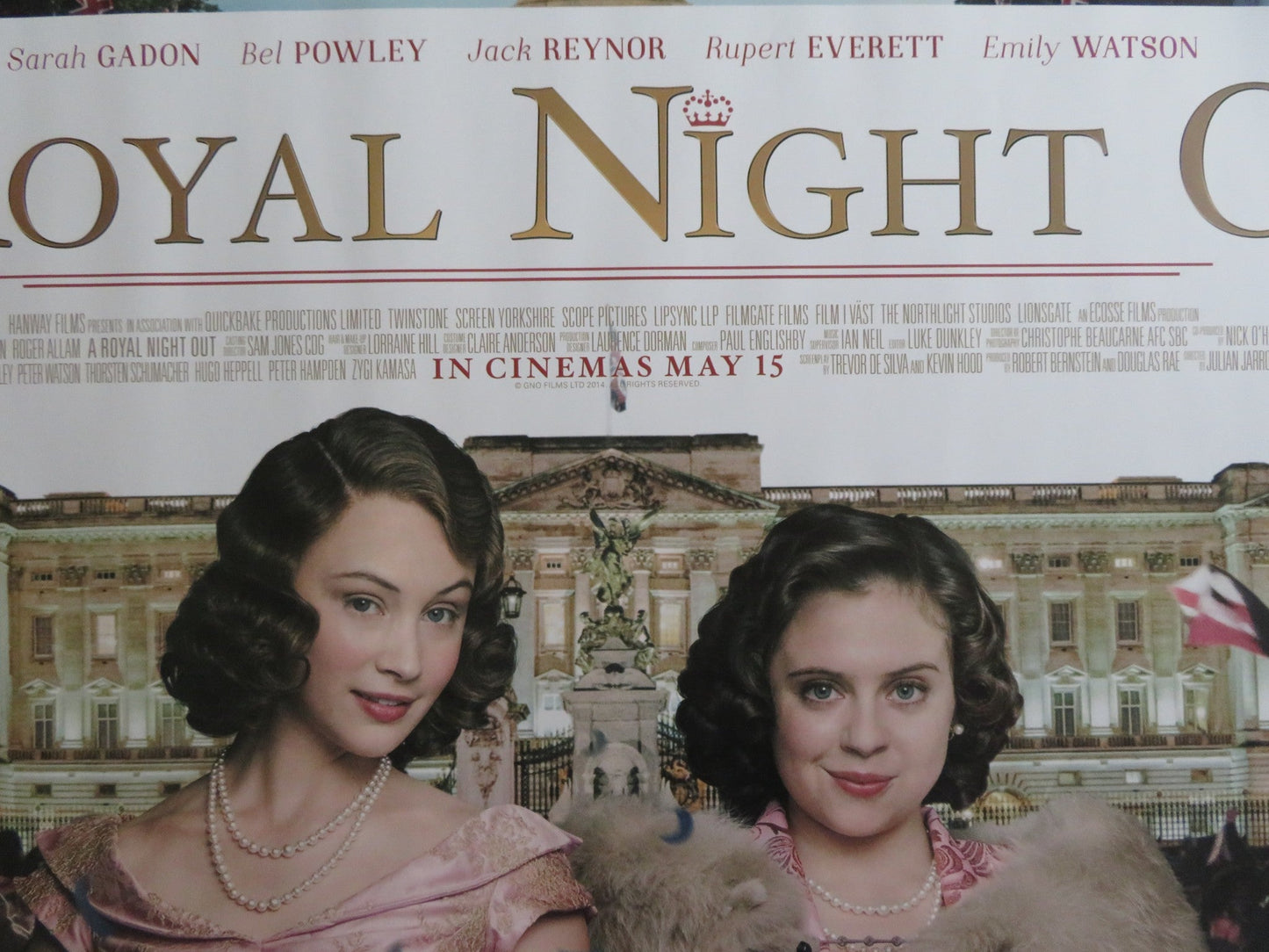 A ROYAL NIGHT OUT UK QUAD (30"x 40") ROLLED POSTER EMILY WATSON R. EVERETT 2015 - Rendezvous Cinema