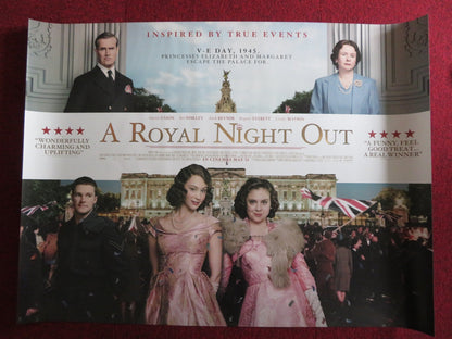 A ROYAL NIGHT OUT UK QUAD (30"x 40") ROLLED POSTER EMILY WATSON R. EVERETT 2015 - Rendezvous Cinema