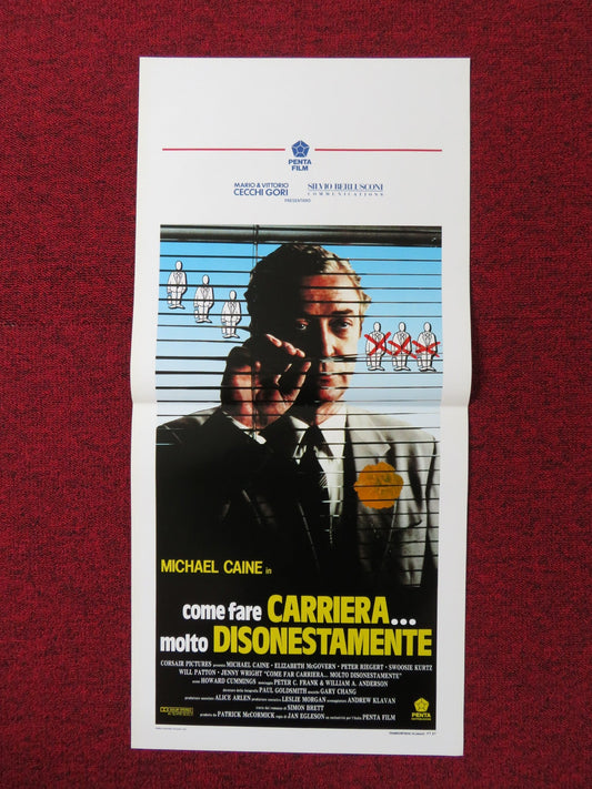 A SHOCK TO THE SYSTEM ITALIAN LOCANDINA POSTER MICHAEL CAINE E. MCGOVERN 1990 - Rendezvous Cinema