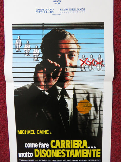 A SHOCK TO THE SYSTEM ITALIAN LOCANDINA POSTER MICHAEL CAINE E. MCGOVERN 1990 - Rendezvous Cinema