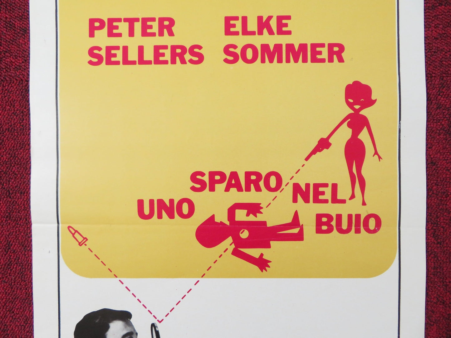 A SHOT IN THE DARK ITALIAN LOCANDINA POSTER PETER SELLERS ELKE SOMMER 1964 - Rendezvous Cinema