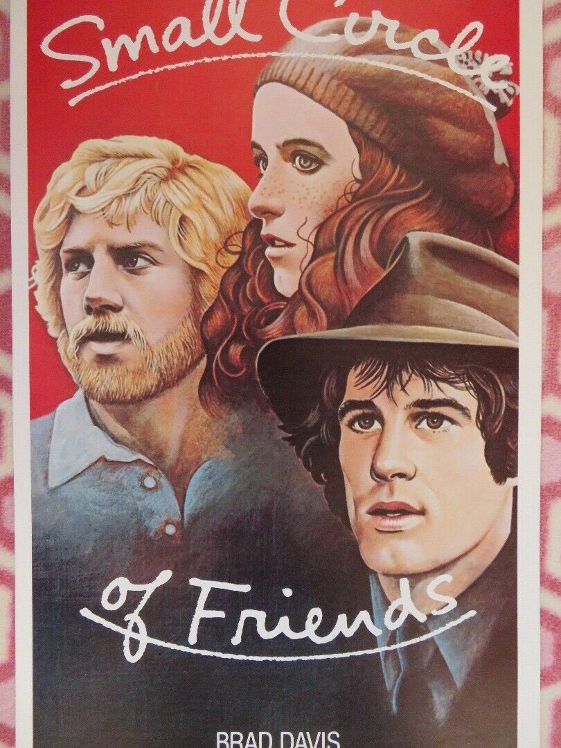 A SMALL CIRCLE OF FRIENDS US INSERT (14"x 36") POSTER BRAD DAVIS KAREN ALLEN '80 - Rendezvous Cinema