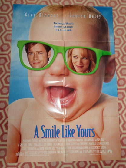 A SMILE LIKE YOURS FOLDED US ONE SHEET POSTER JOAN CUSACK JAY THOMAS 1997 - Rendezvous Cinema