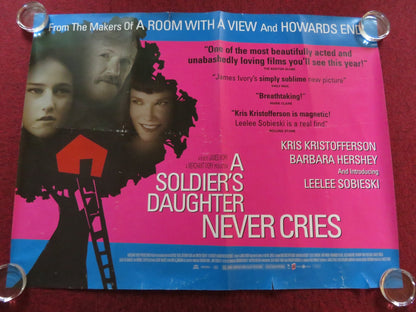 A SOLDIER'S DAUGHTER NEVER CRIES UK QUAD (30"x 40") ROLLED POSTER 1998 - Rendezvous Cinema