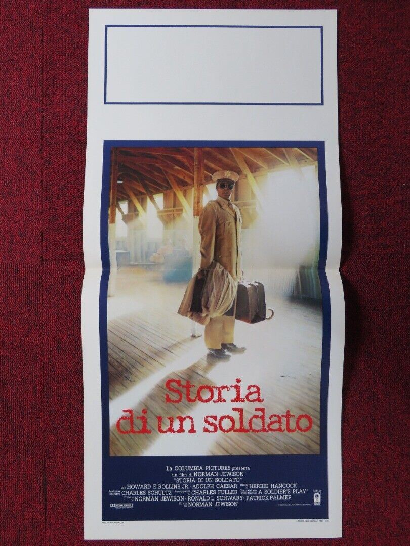 A SOLDIER'S STORY ITALIAN LOCANDINA (27.5"x13") POSTER HOWARD E.ROLLINS 1985 - Rendezvous Cinema